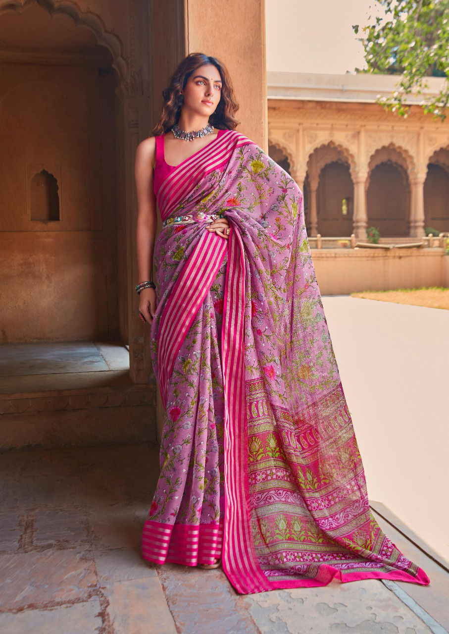 Ruchika S.R Dailywear Wholesale Printed Sarees Catalog